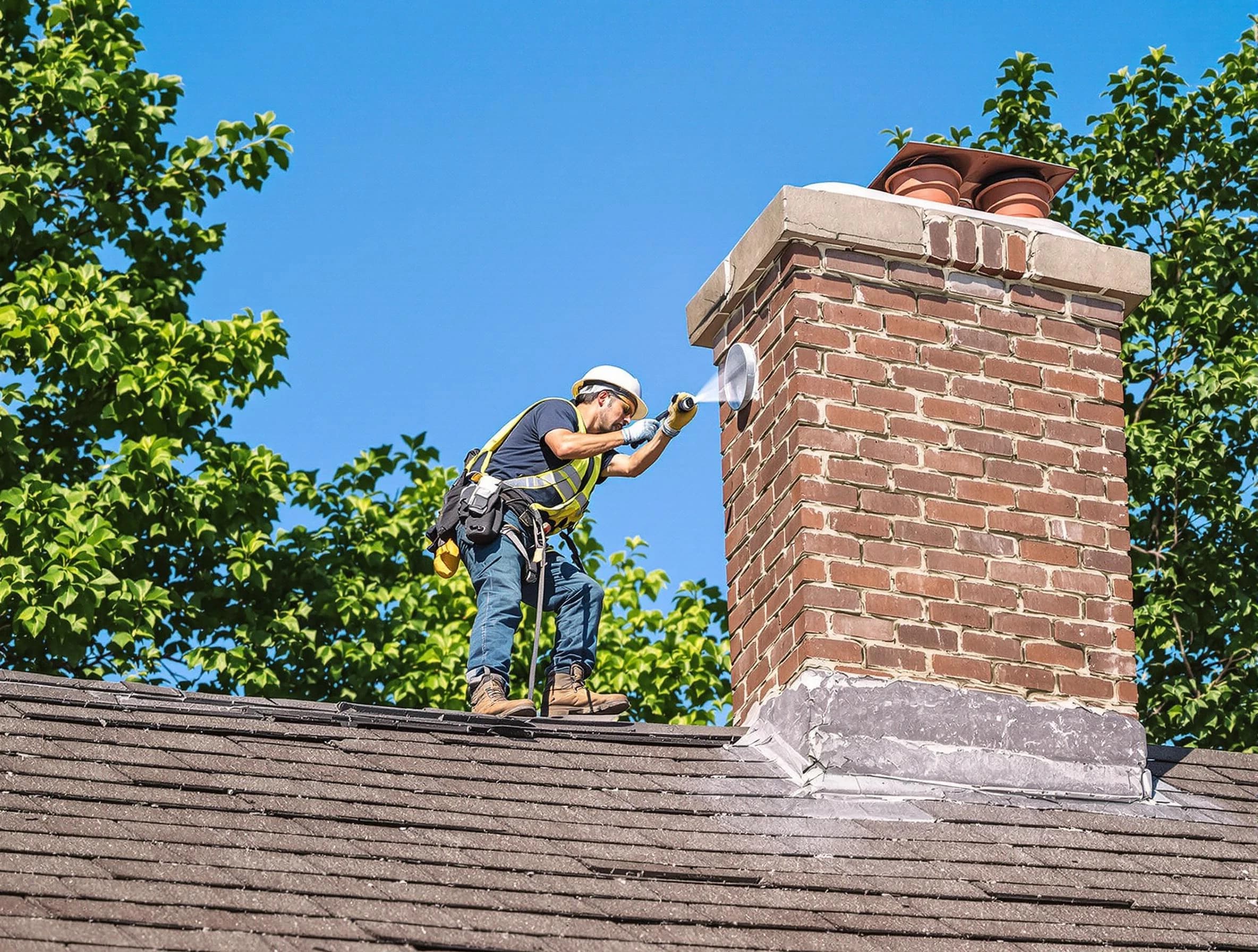 Scotch Plains Chimney Sweep performing an inspection with advanced tools in Scotch Plains, NJ