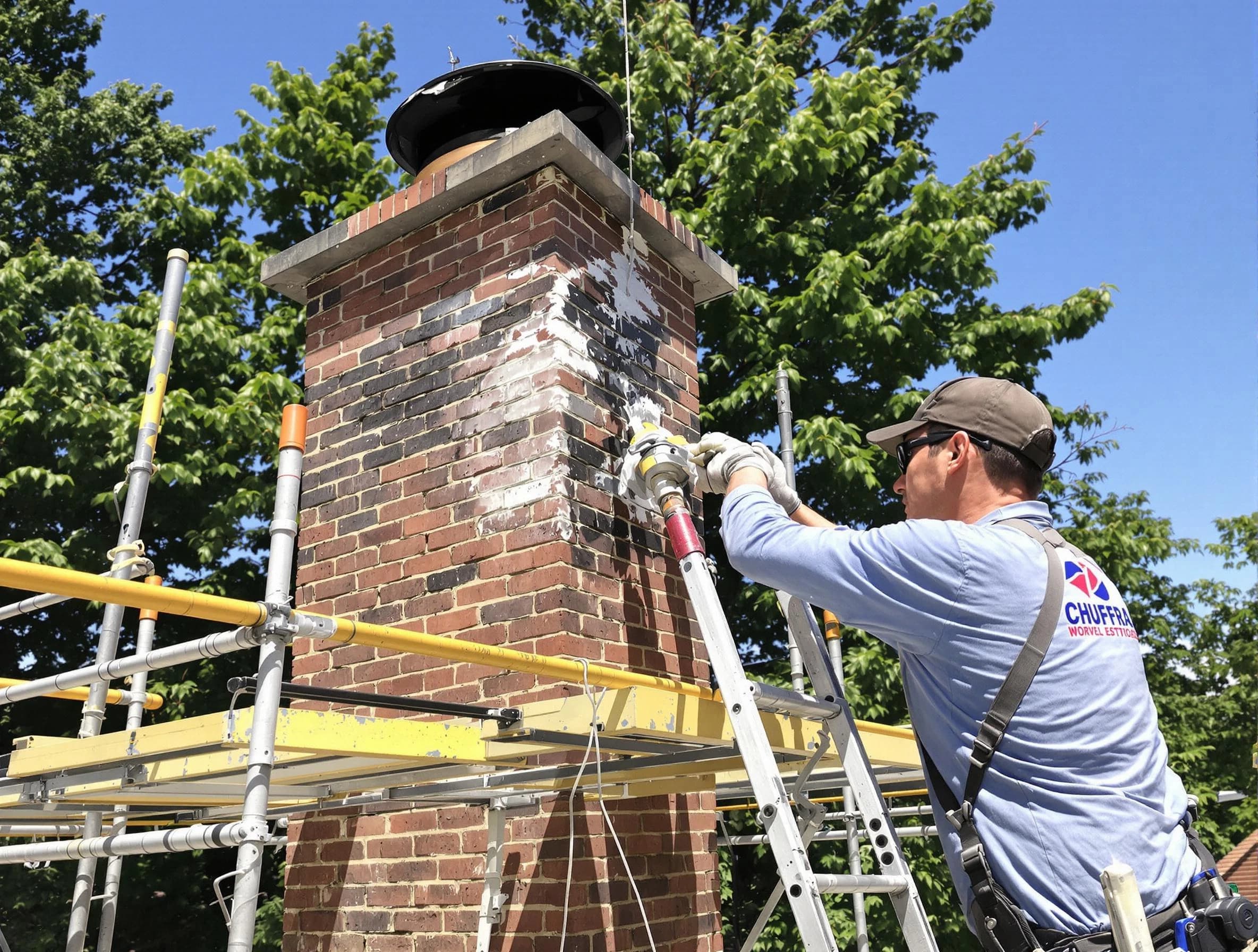 Structural chimney repair by Scotch Plains Chimney Sweep in Scotch Plains, NJ