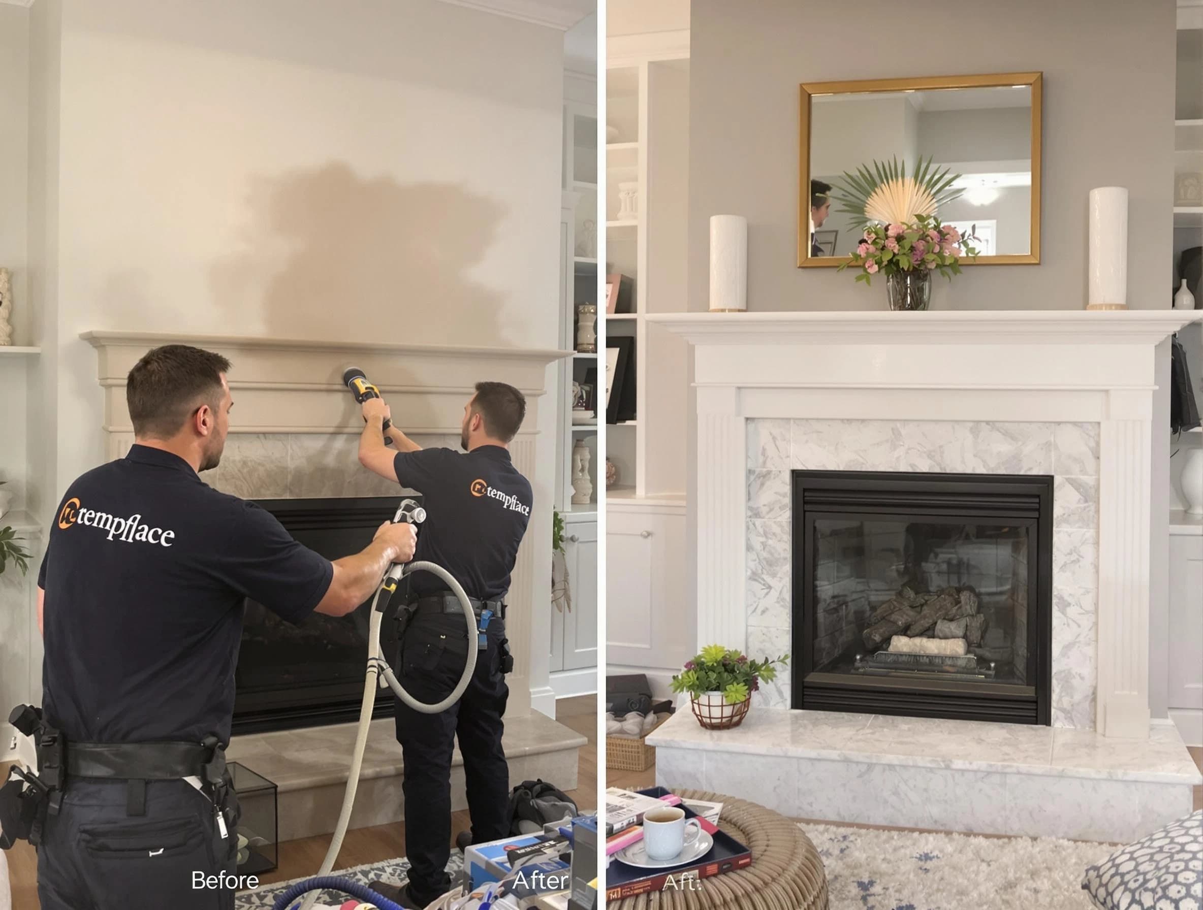 Professional soot removal by Scotch Plains Chimney Sweep team in Scotch Plains, NJ