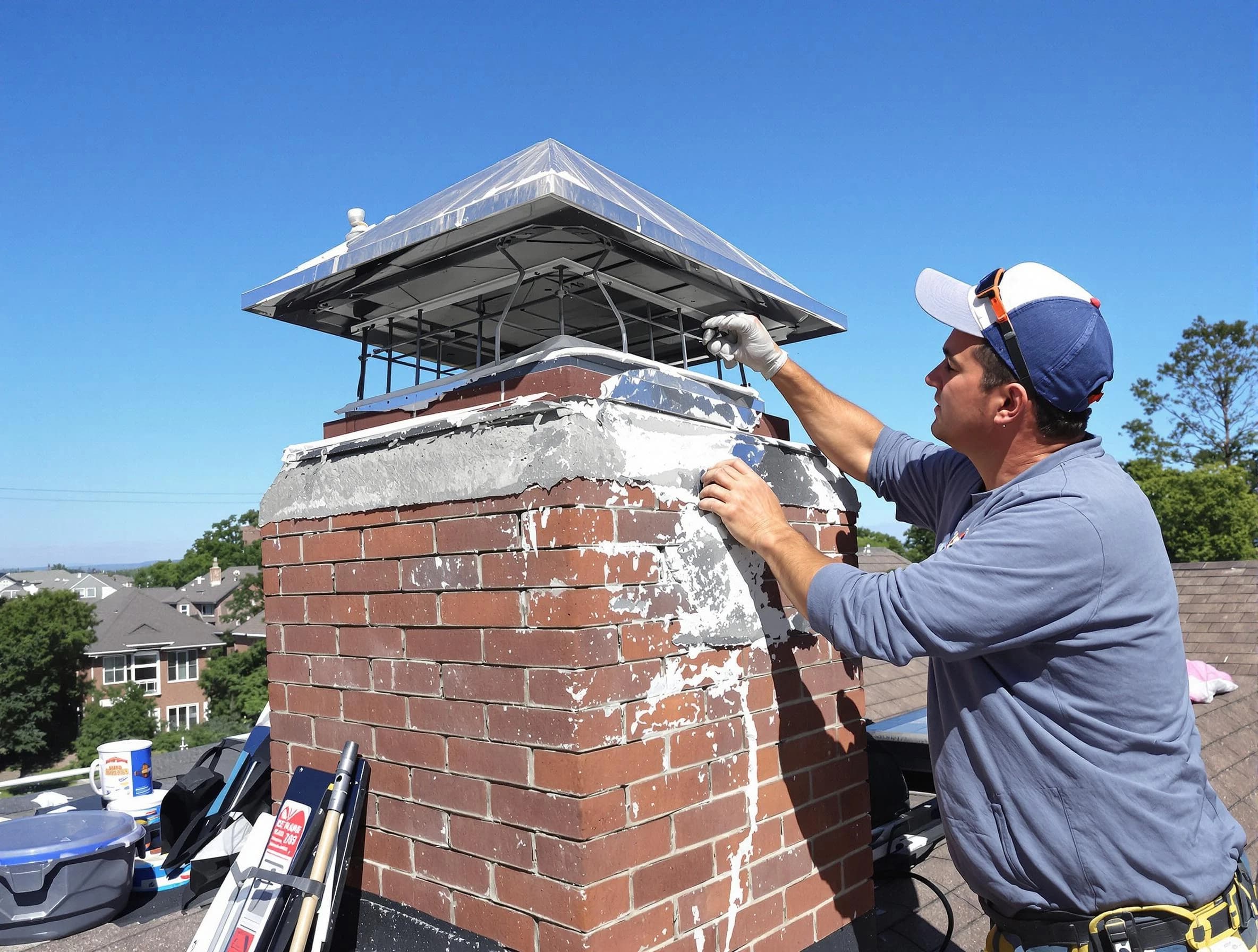 Chimney Crown Services service in Scotch Plains, NJ